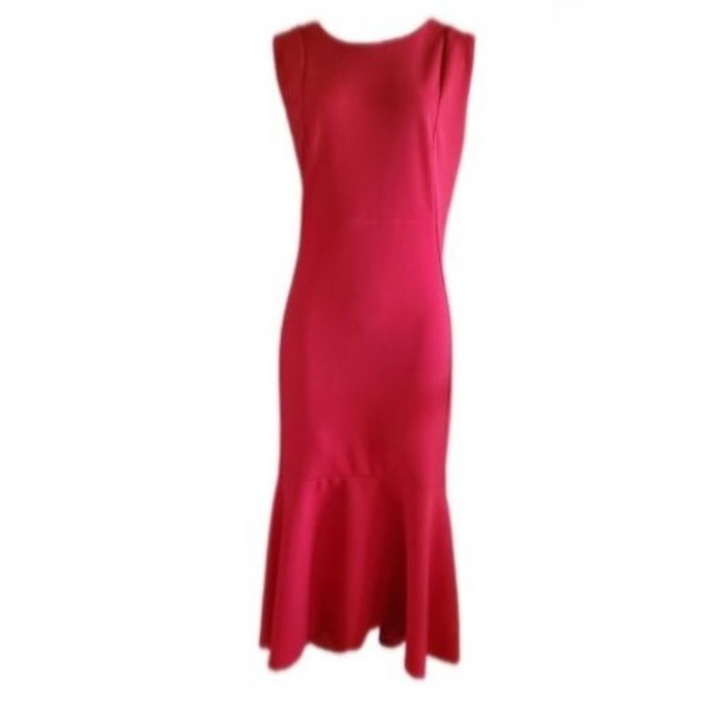 New ALESSANDRA BELLE Long Flouncy Red Dress Ruby 14 16 18 NWT L XL
